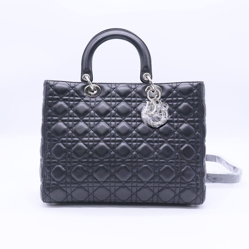 Christian Dior Cannage Lady Dior Large Vintage Twins  LDJ3160