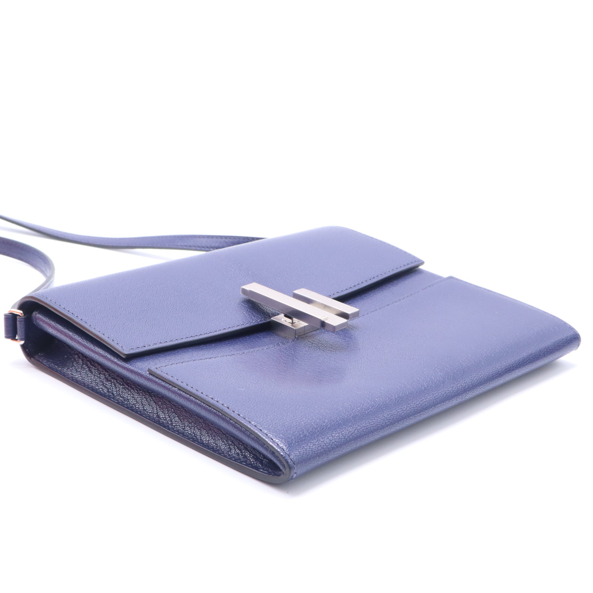 Hermes Colvert Chevre Mysore Leather Cinhetic To Go Shoulder Bag  twins B22232