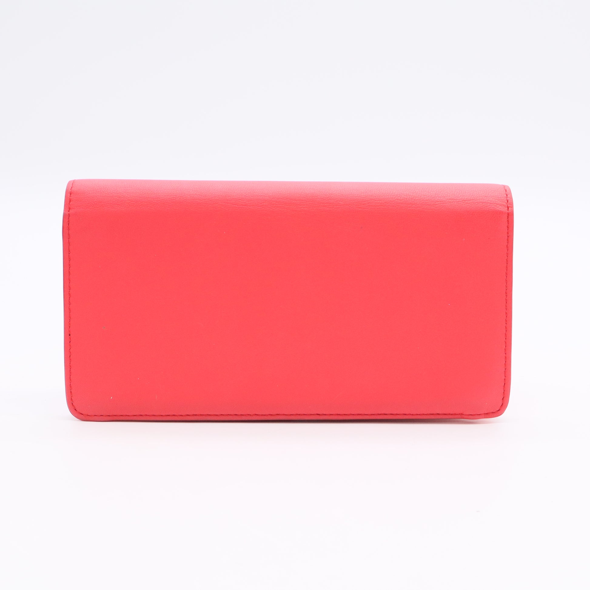 Mulberry Continental Wallet in Red, Leather twins LDJ3087