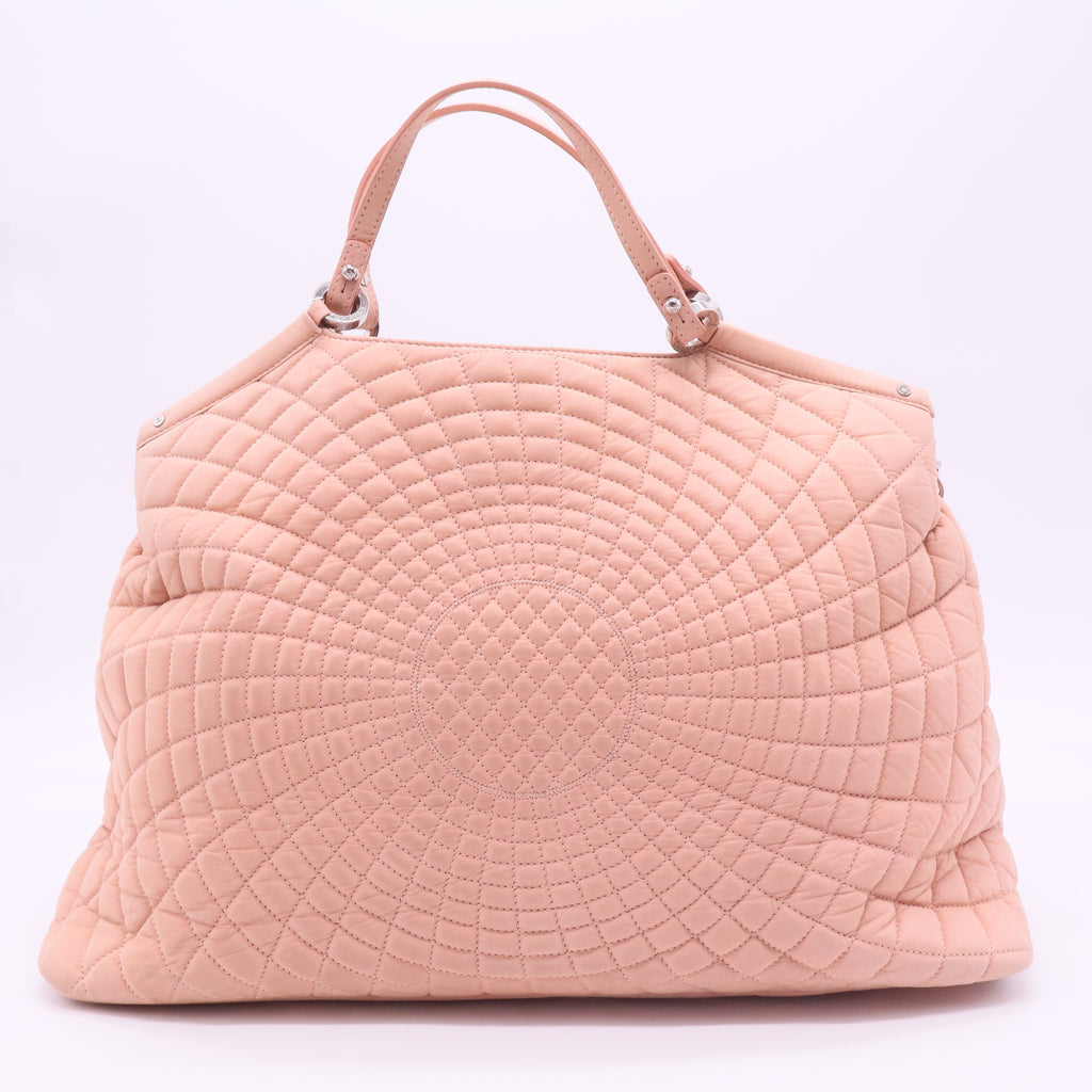 Spiral Sea Hit Tote Quilted Iridescent Calfskin Large