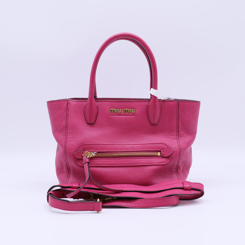 Miu Miu  Zip Tote Matelasse Leather twins B22423