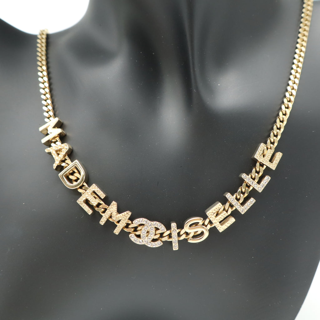 Pendant Necklace Gold with Crystal Twins LDJ4207