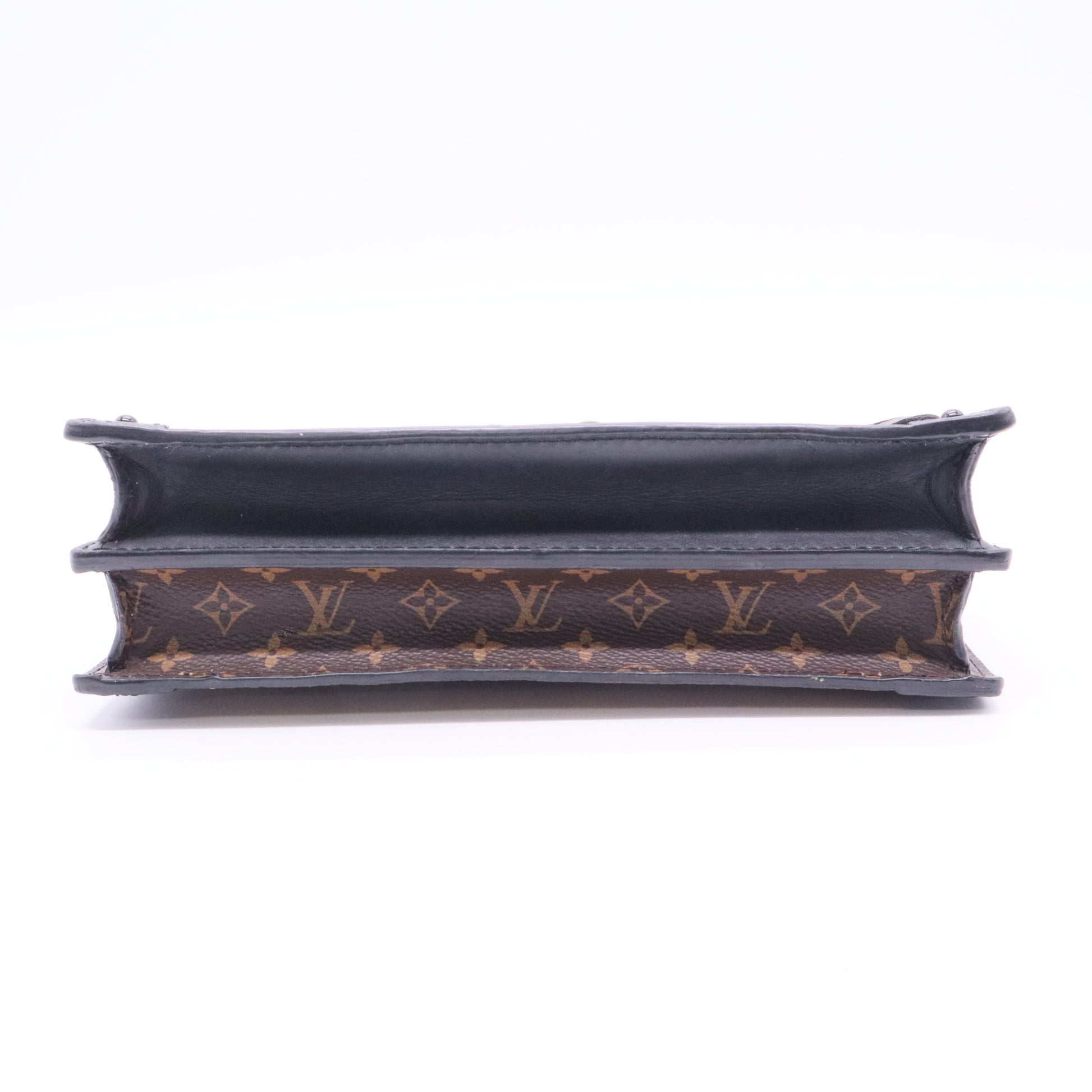 Reverse Monogram Trunk Clutch J2168 Twins