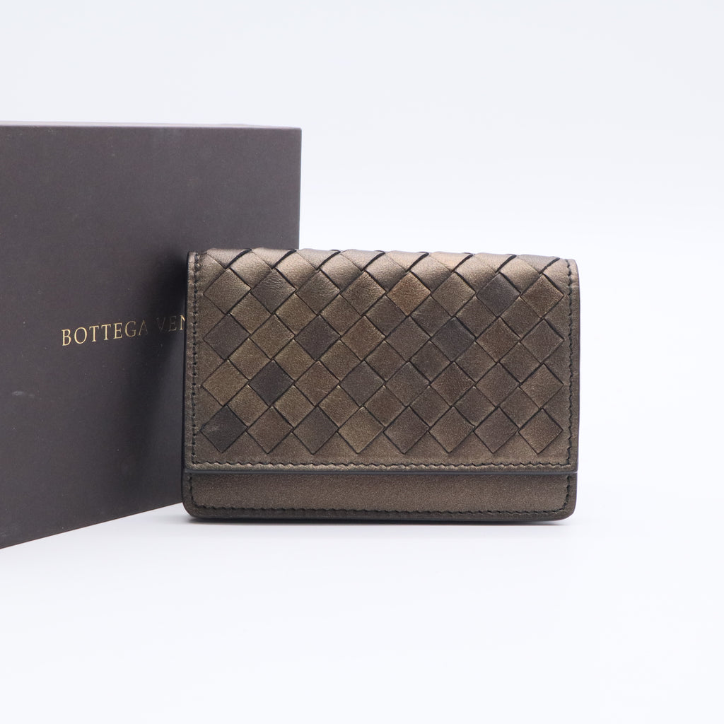 Intrecciato Nappa wallet Twins