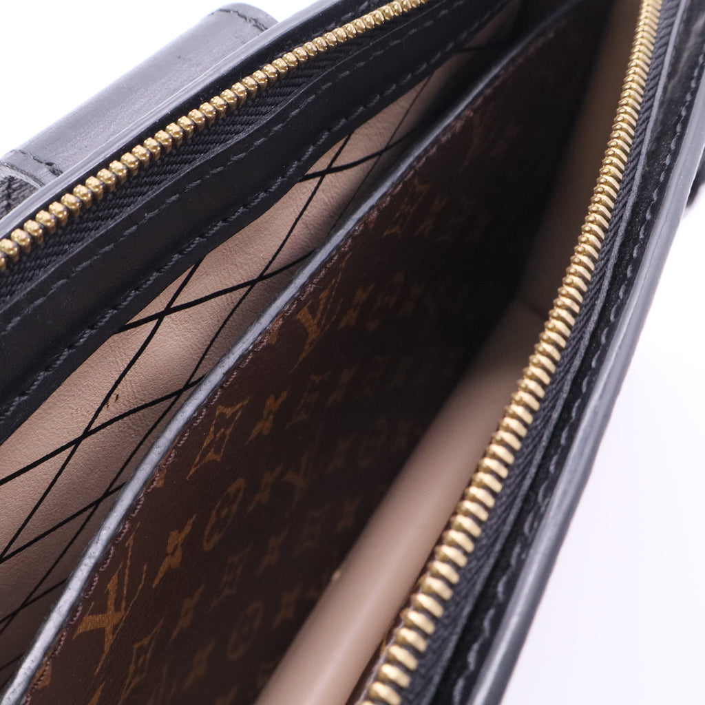 Reverse Monogram Trunk Clutch J2168 Twins