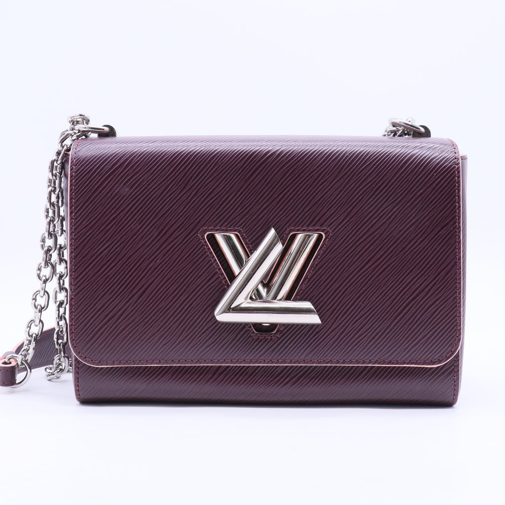 Bordeaux Epi Leather Twist MM Bag