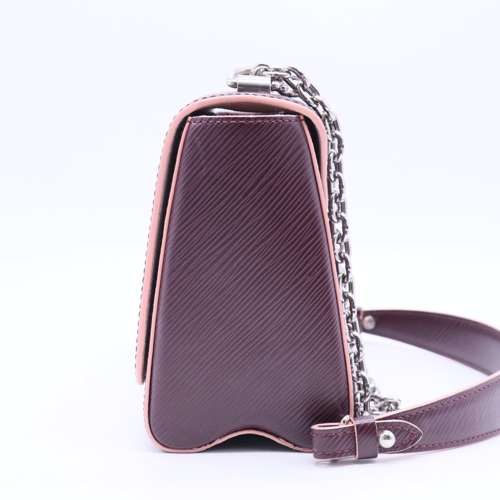 Bordeaux Epi Leather Twist MM Bag
