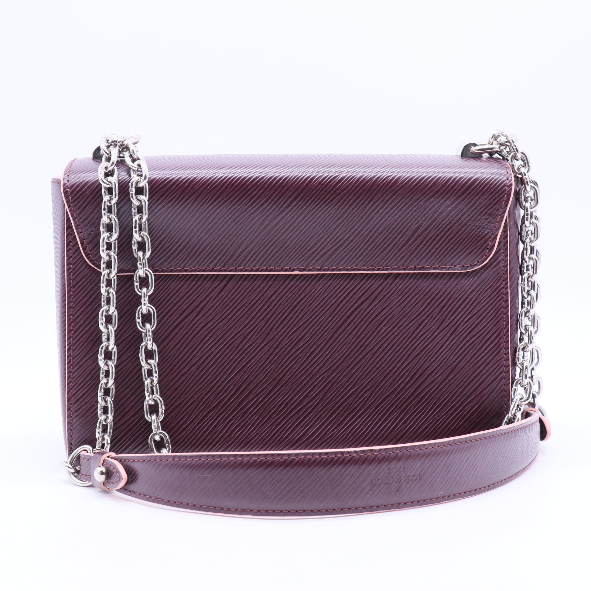 Bordeaux Epi Leather Twist MM Bag