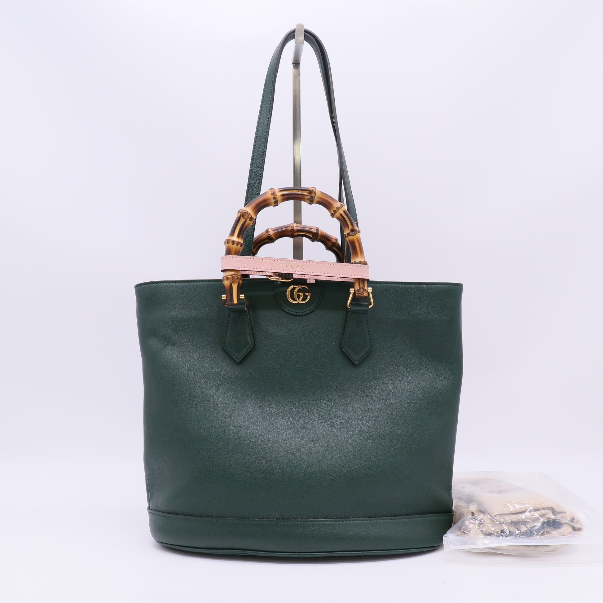Diana Convertible Bucket Bag Leather Small twins LDJ5725