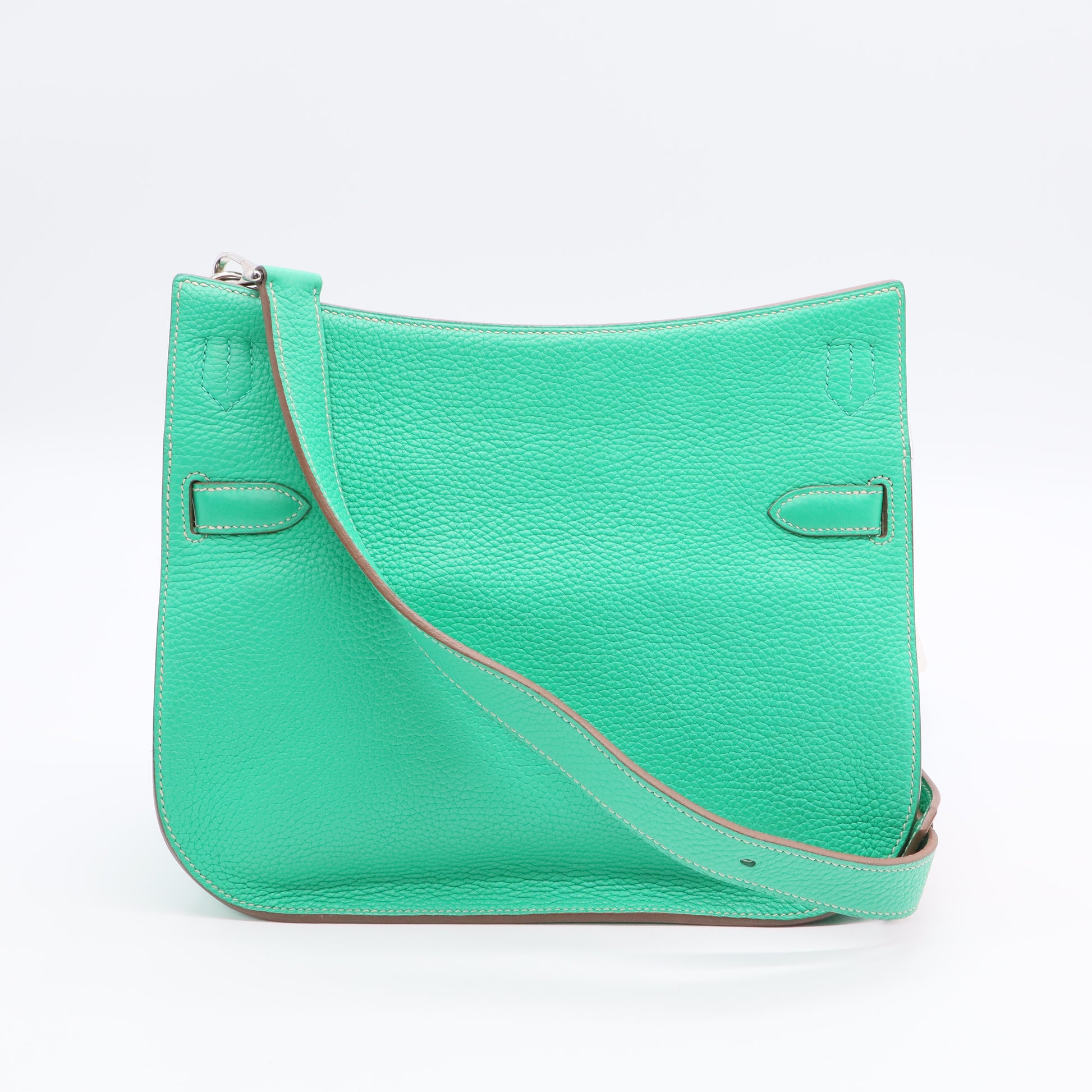 Hermes Menthe Taurillon Leather Sac Jypsiere Messenger Bag TWINS LDJ3084