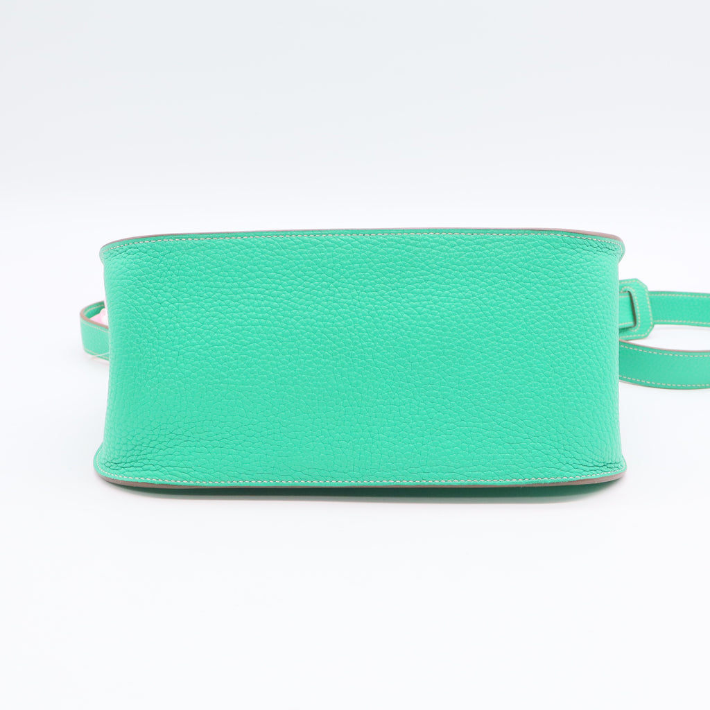 Hermes Menthe Taurillon Leather Sac Jypsiere Messenger Bag TWINS LDJ3084