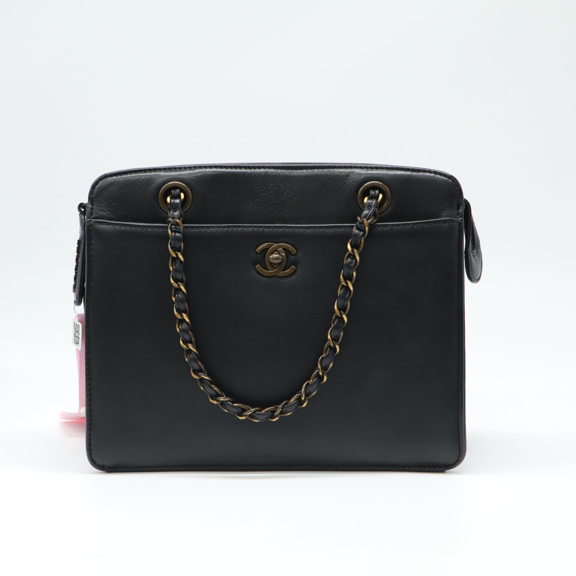 Chanel Caviar Flap Shoulder Bag Black twins LDJ4480