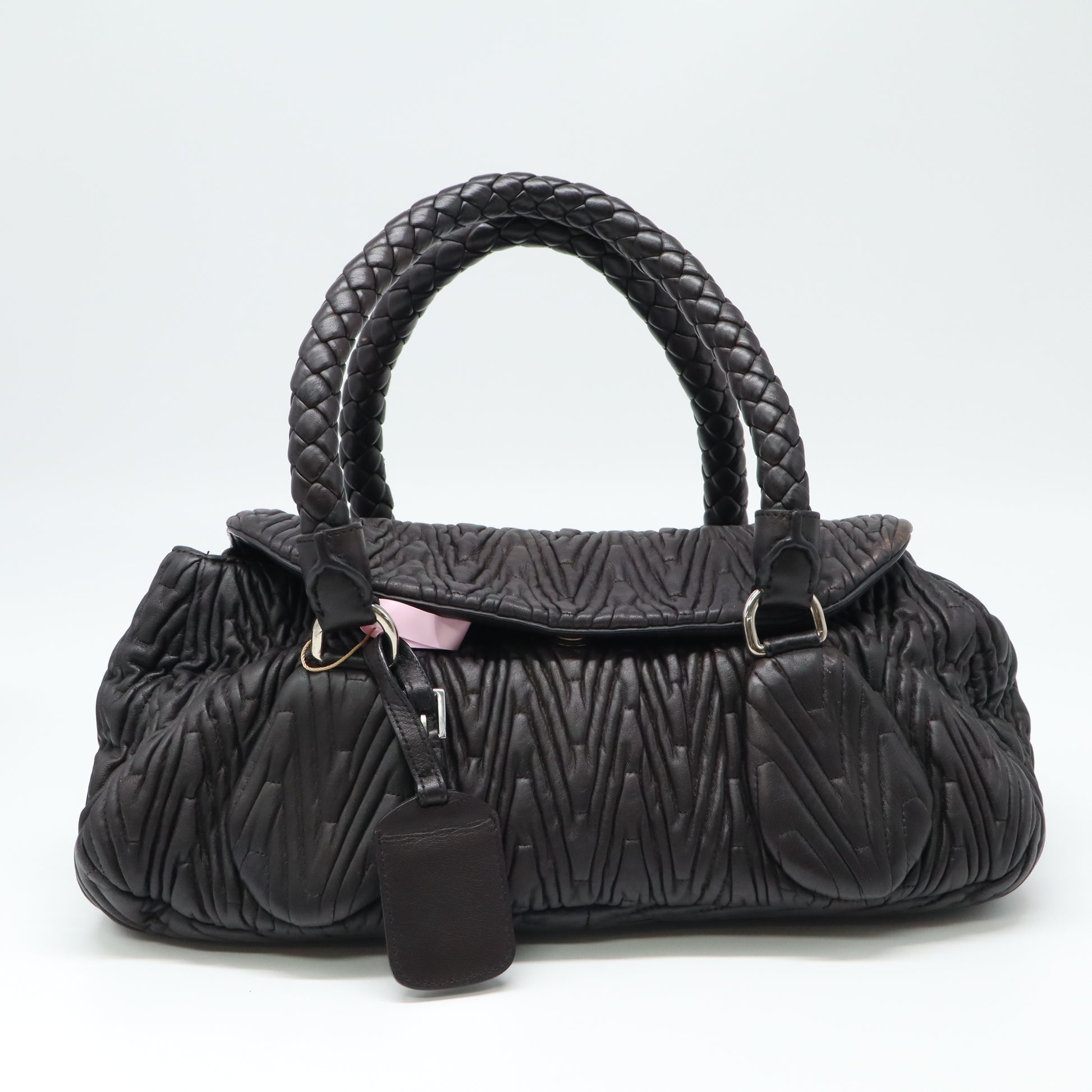 Prada Matelasse Coffer Shopping Bag twins LDJ4484