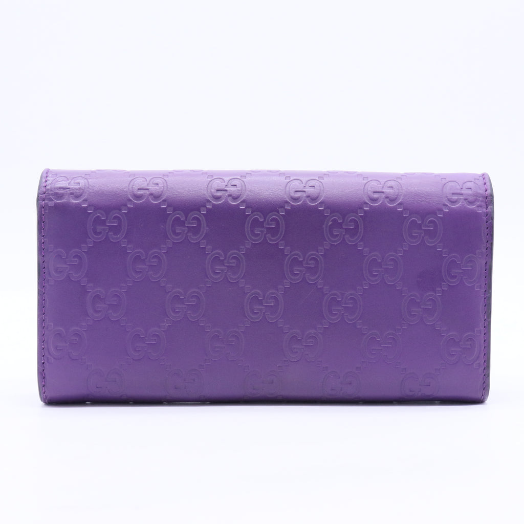 Soft Microguccissima Dice Chain Wallet