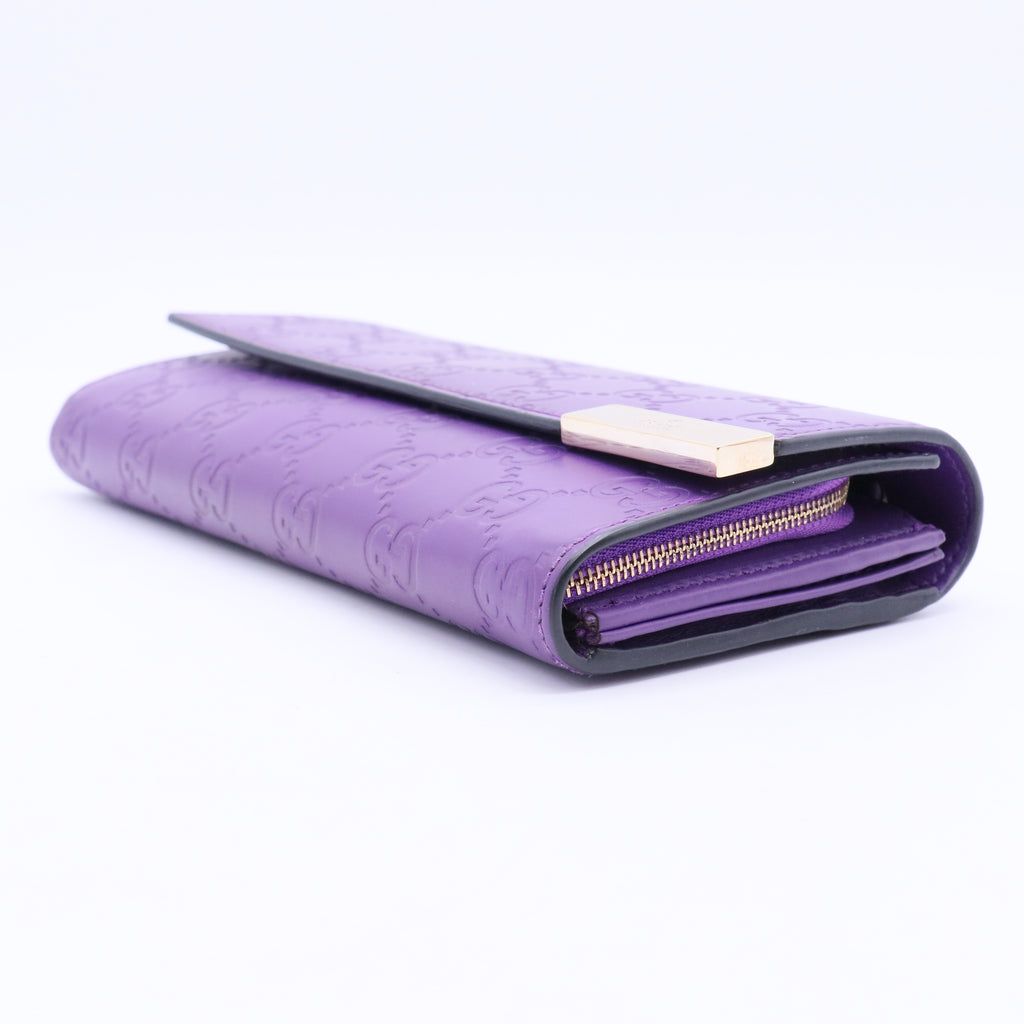 Soft Microguccissima Dice Chain Wallet