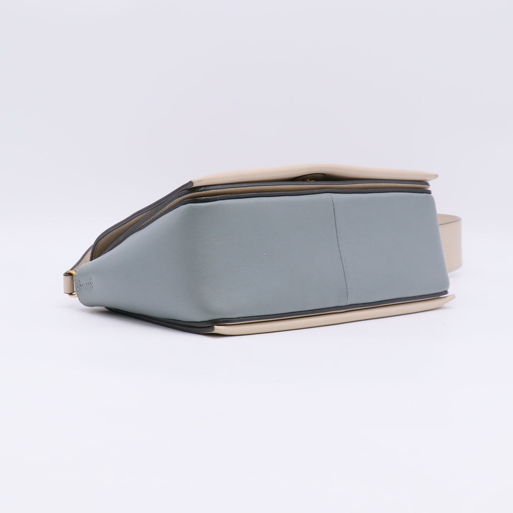 Celine Frame Shoulder Bag Leather Medium Twins LDZ544