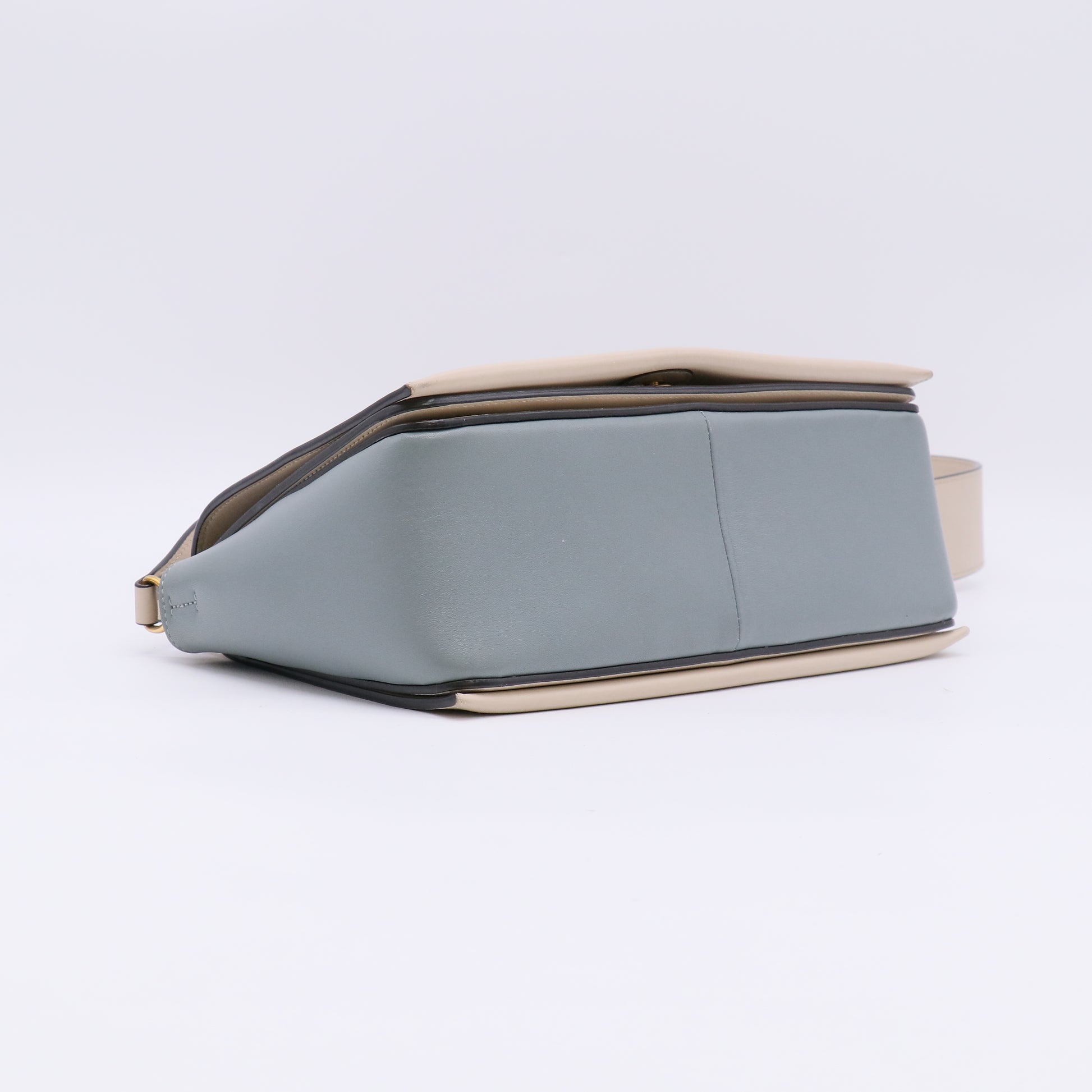 Celine Frame Shoulder Bag Leather Medium Twins LDZ544