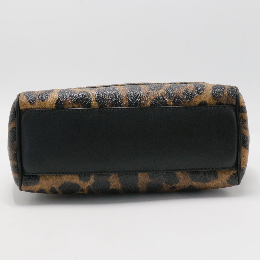 Miss Sicily Leopard Print Handle Bag