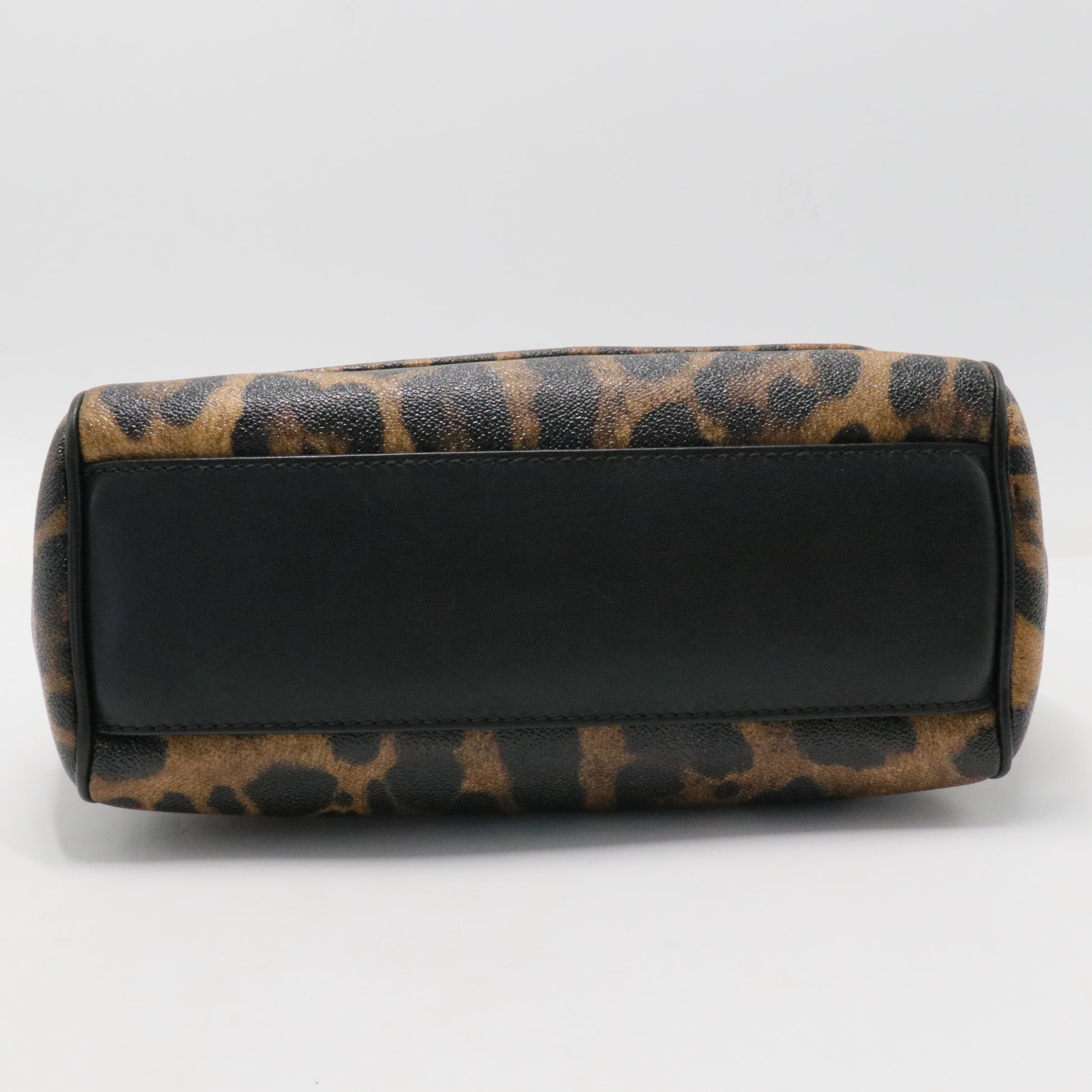 Miss Sicily Leopard Print Handle Bag
