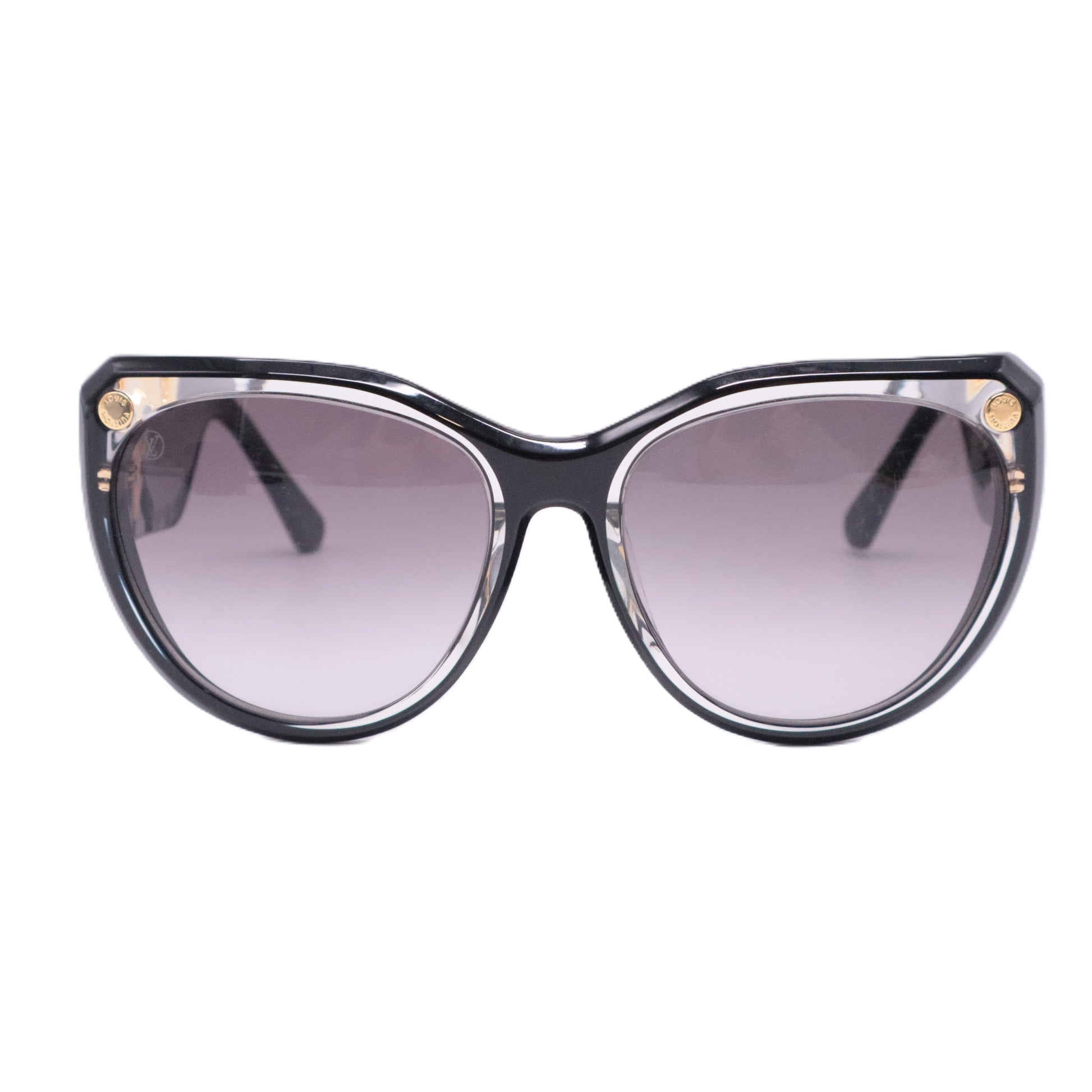 Black Acetate Oversized My Fair Lady Sunglasses