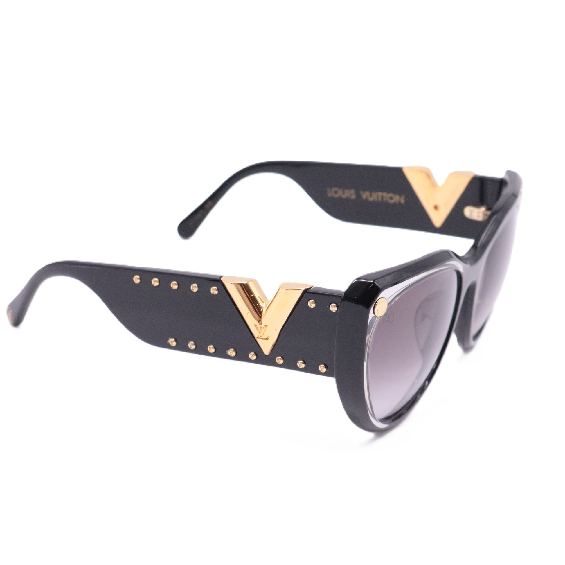 Black Acetate Oversized My Fair Lady Sunglasses