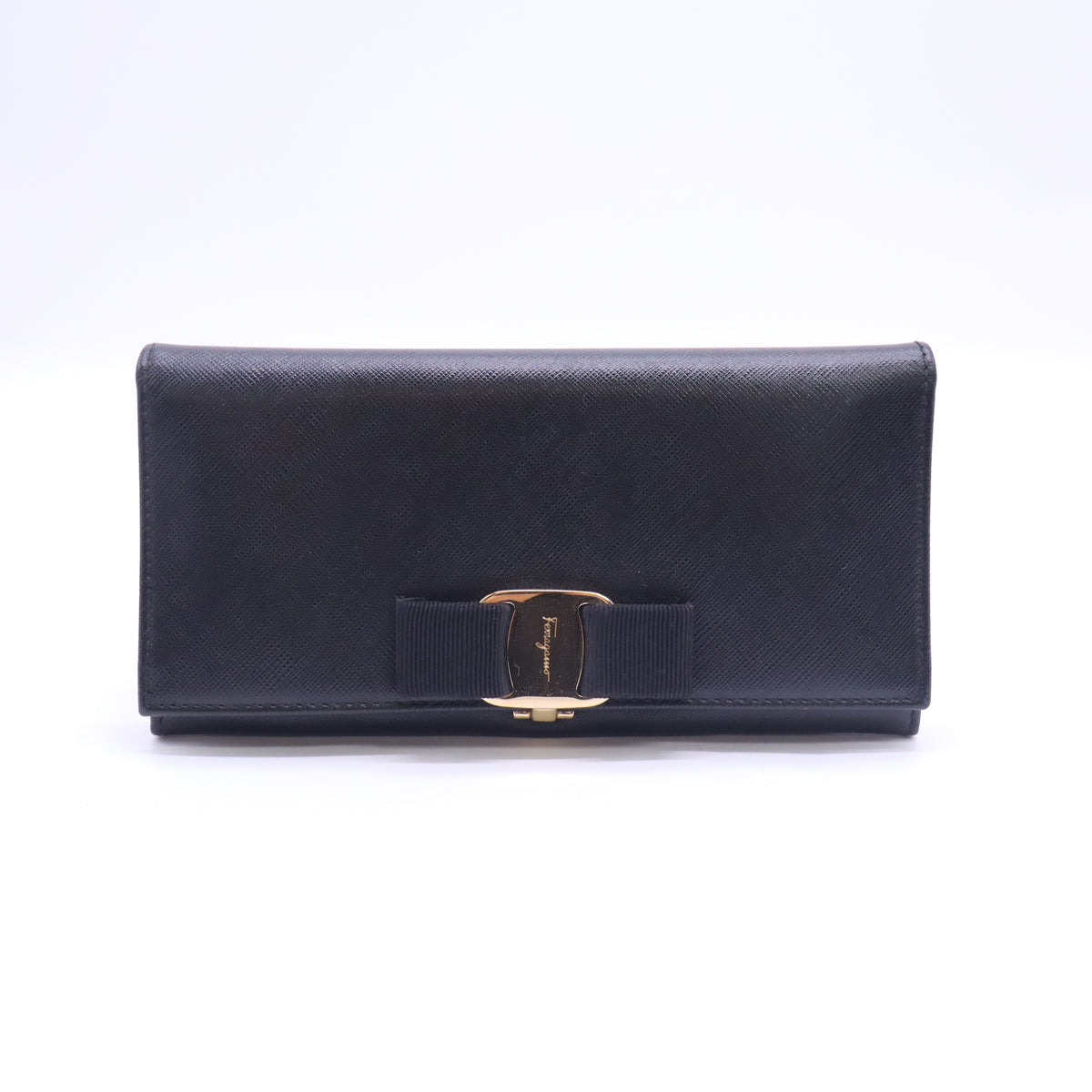 Salvatore Ferragamo Vara Bow Continental Flap Wallet W23168