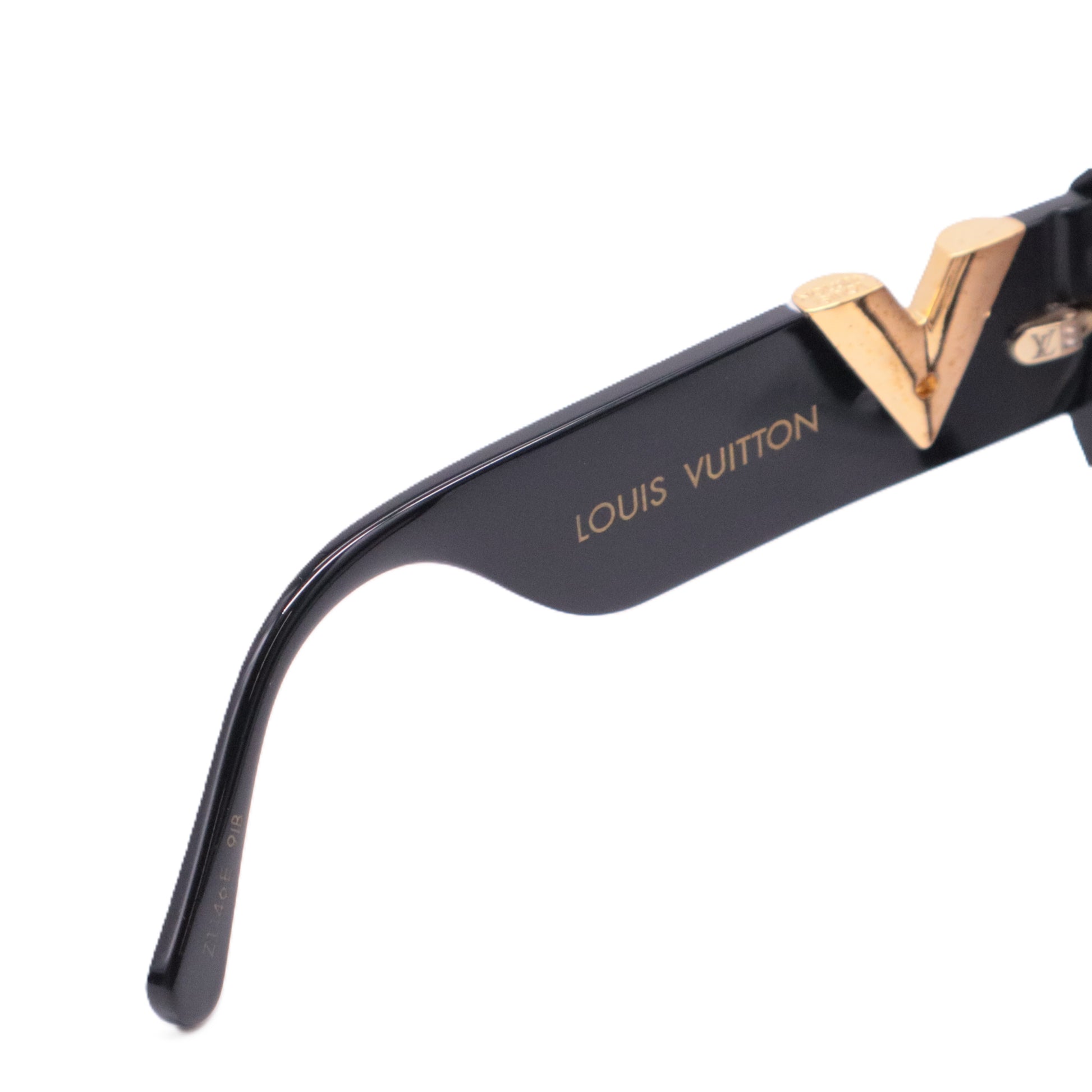 Black Acetate Oversized My Fair Lady Sunglasses