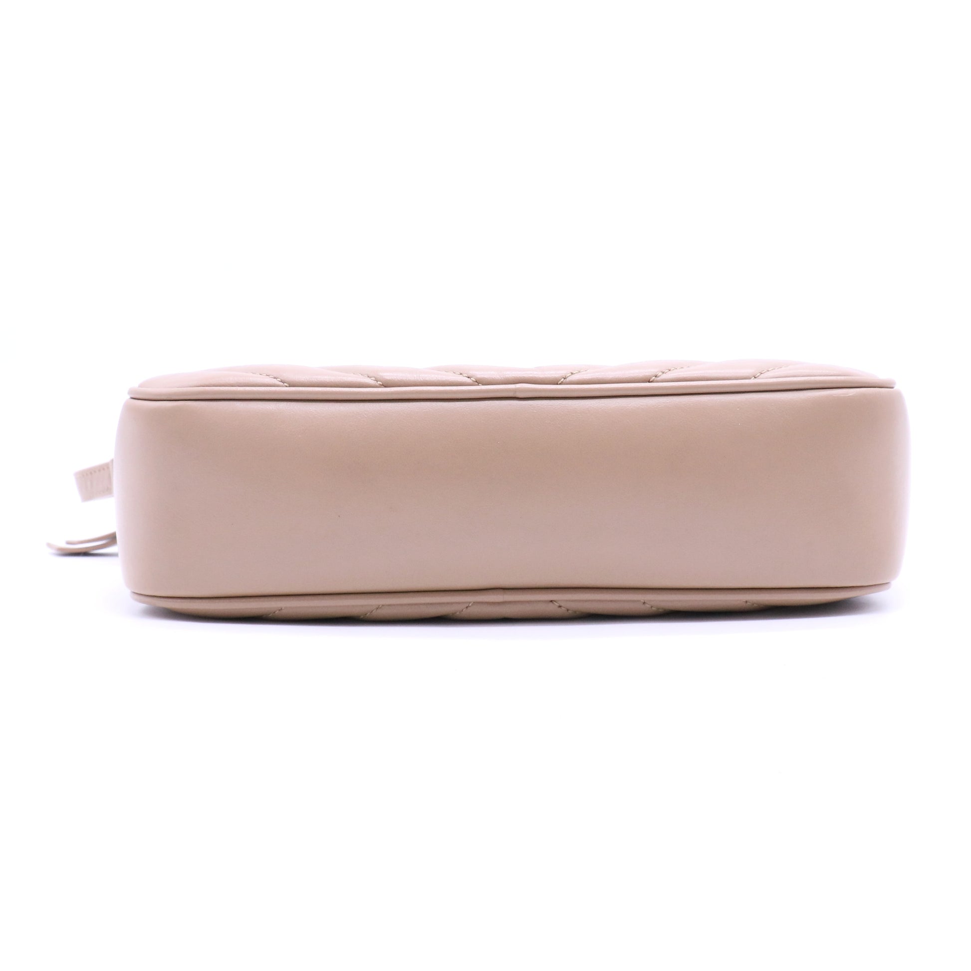 Calfskin Matelasse Monogram Lou Camera Bag Washed Light