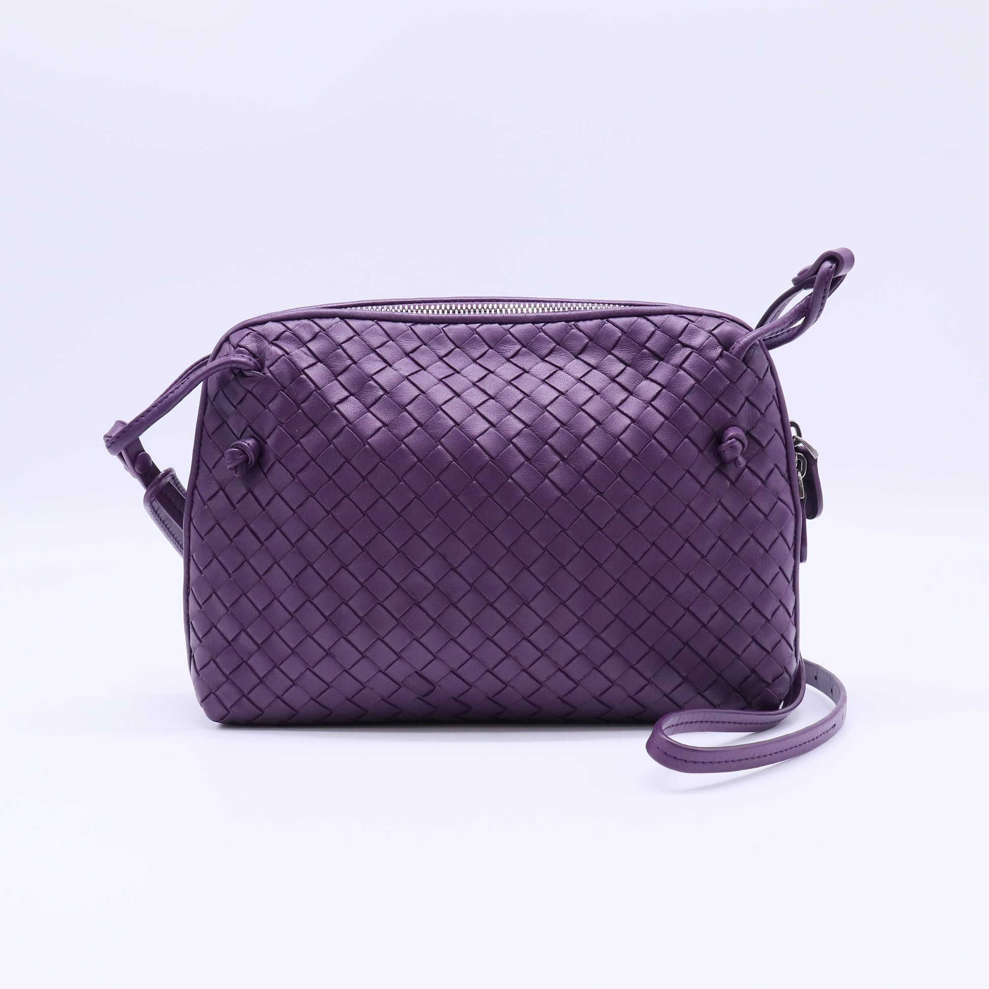 Bottega Veneta  Nappa Intrecciato Nodini Crossbody twins  B22246