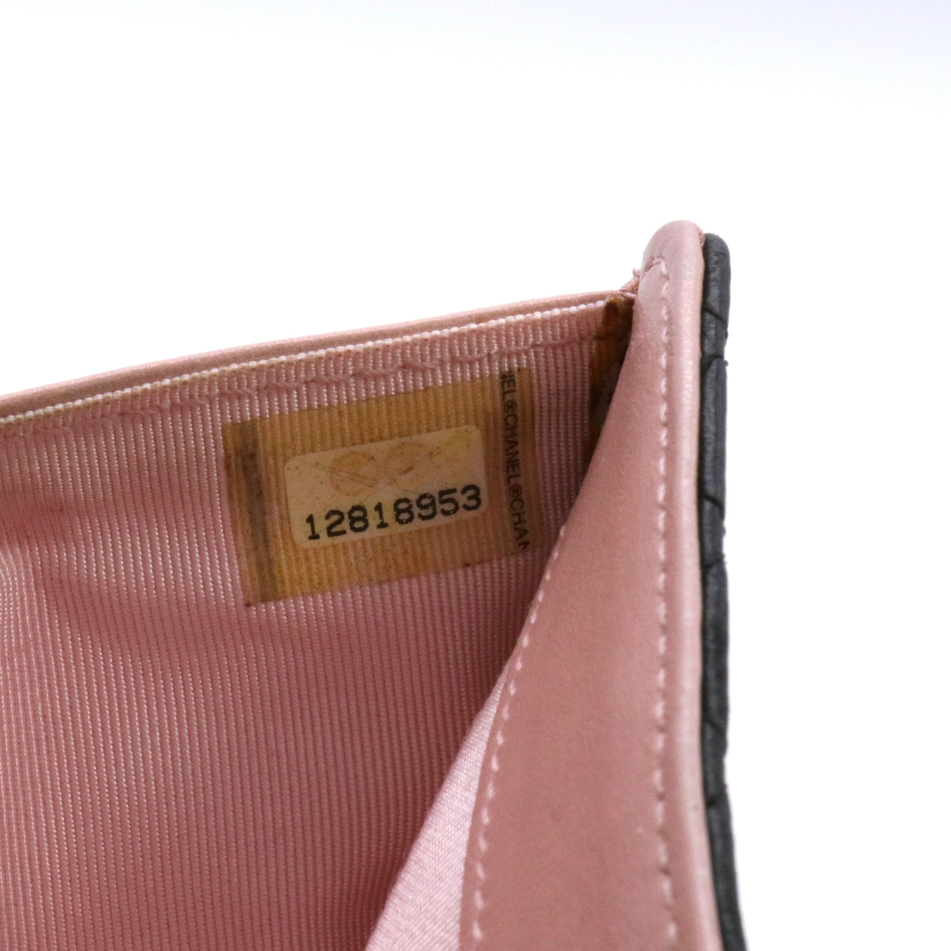 Quilted Black Leather Continental Flap Wallet Twins