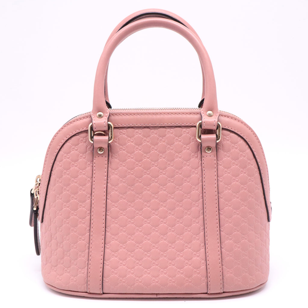 Convertible Dome Satchel Microguccissima Leather Mini