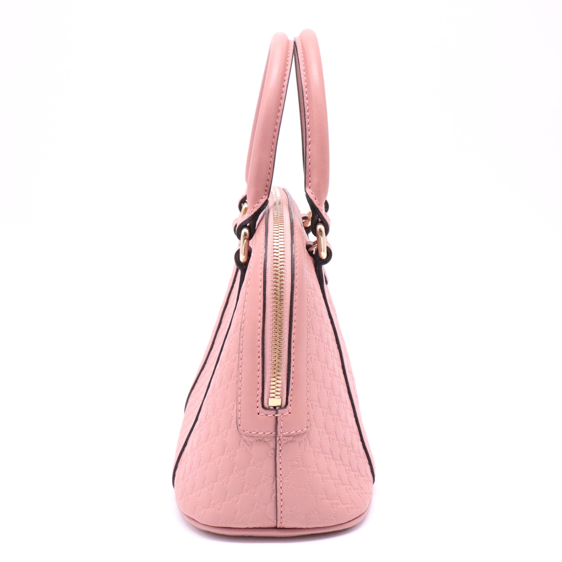 Convertible Dome Satchel Microguccissima Leather Mini