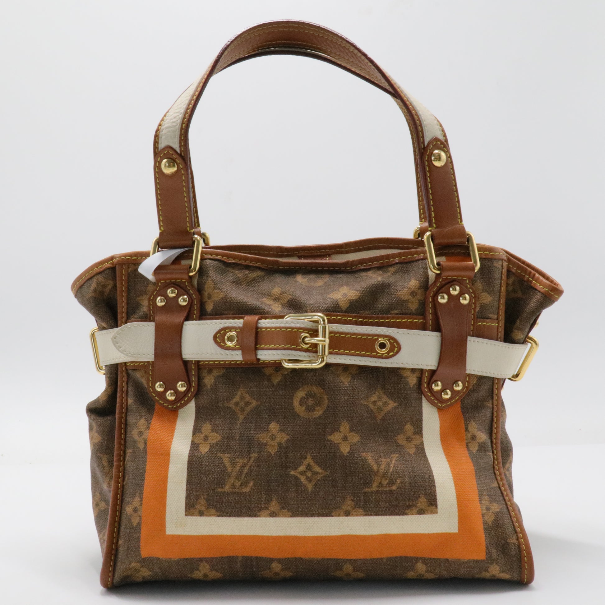 Tisse Sac Handbag Limited Edition Monogram Canvas Rayures PM