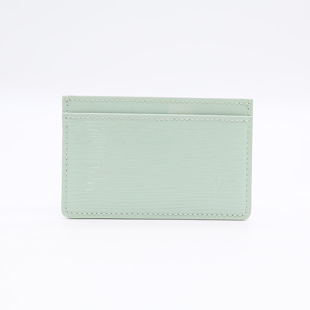 Louis Vuitton Amande Electric Epi Leather Card Holder Twins