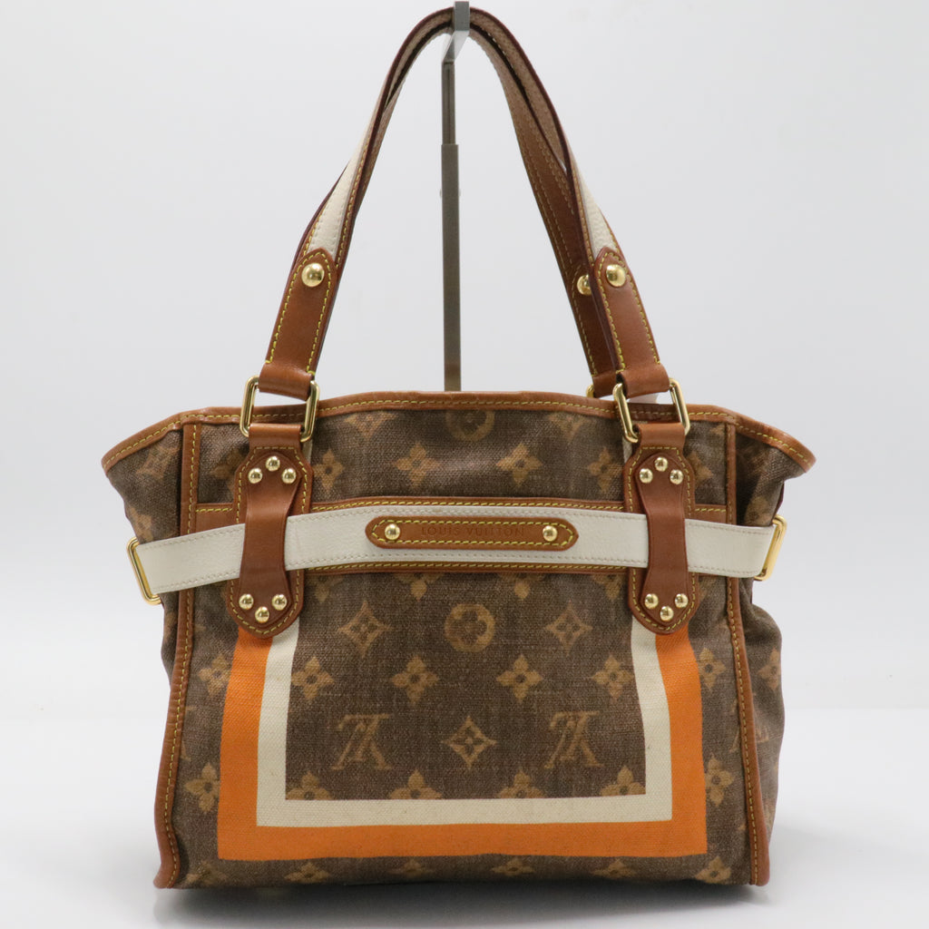 Tisse Sac Handbag Limited Edition Monogram Canvas Rayures PM