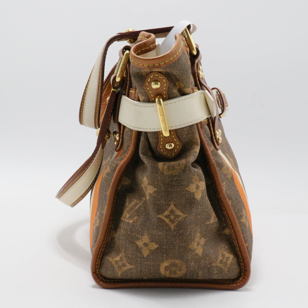 Tisse Sac Handbag Limited Edition Monogram Canvas Rayures PM