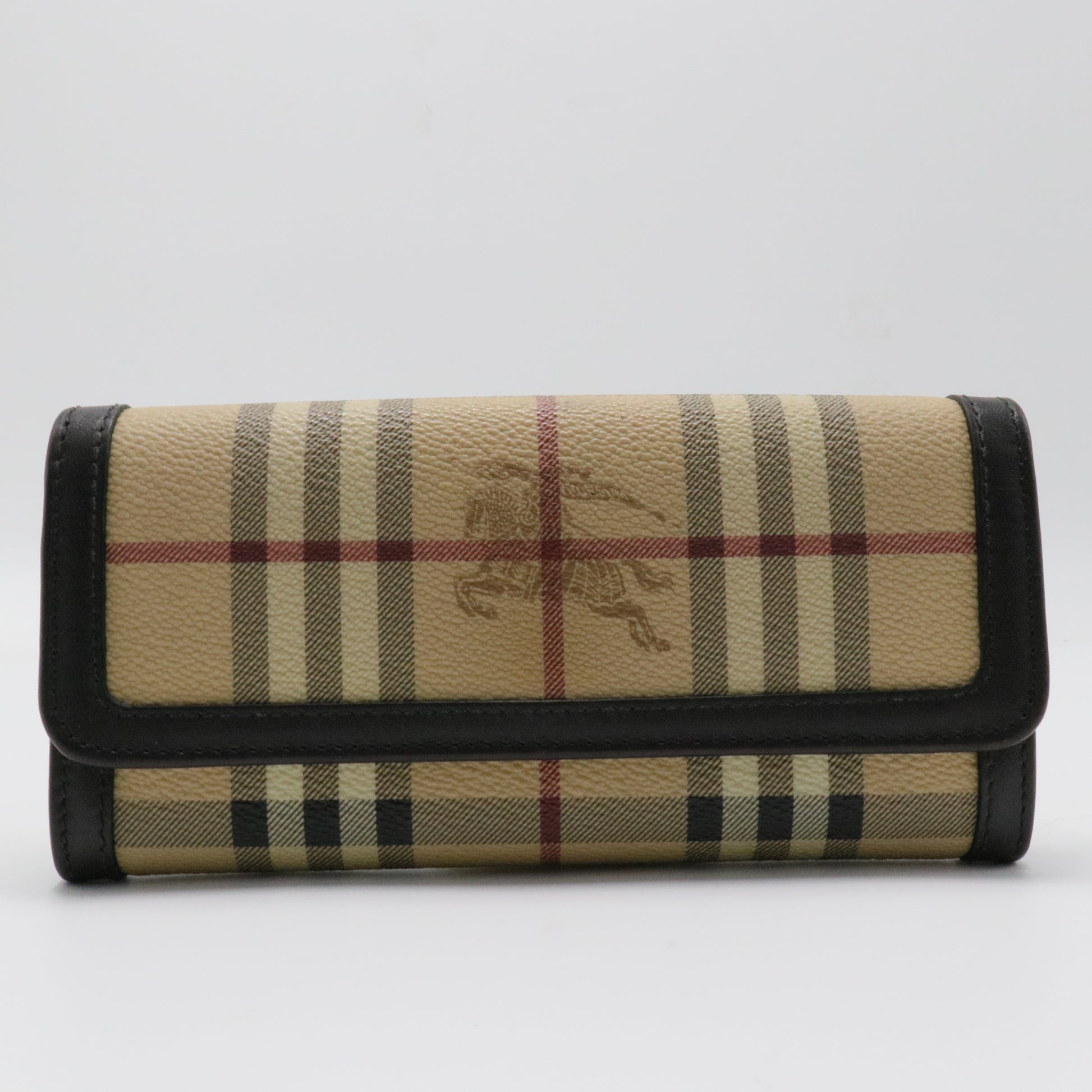 Plaid Print Continental Wallet