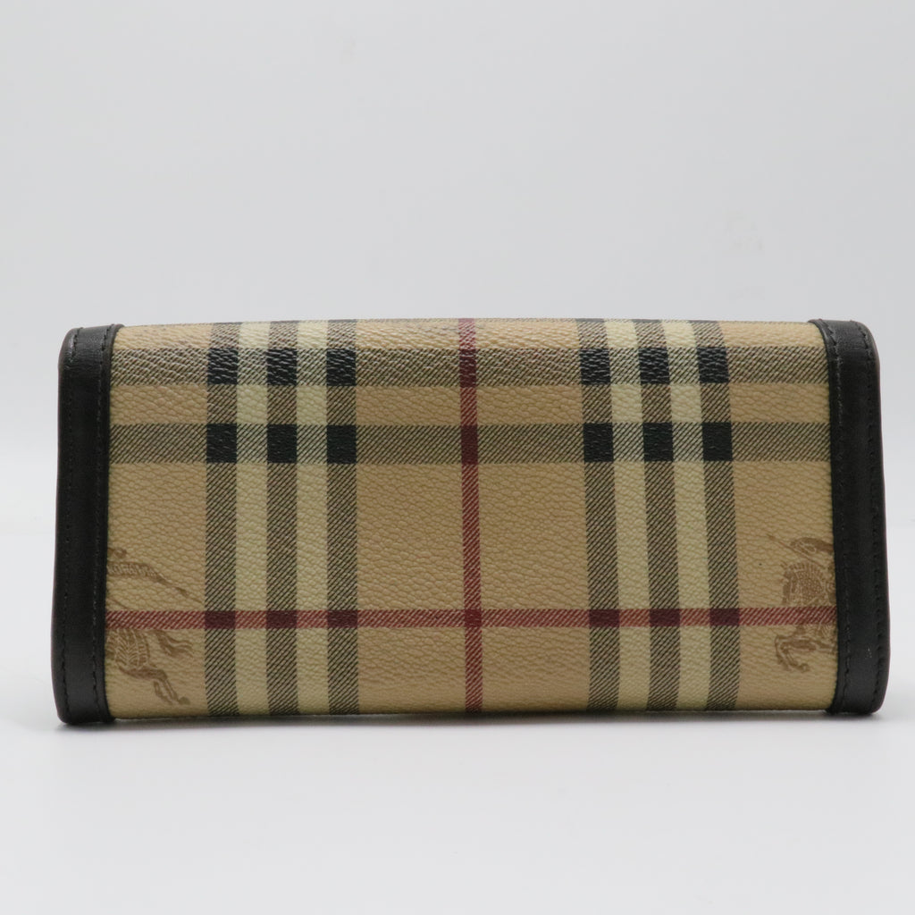 Plaid Print Continental Wallet