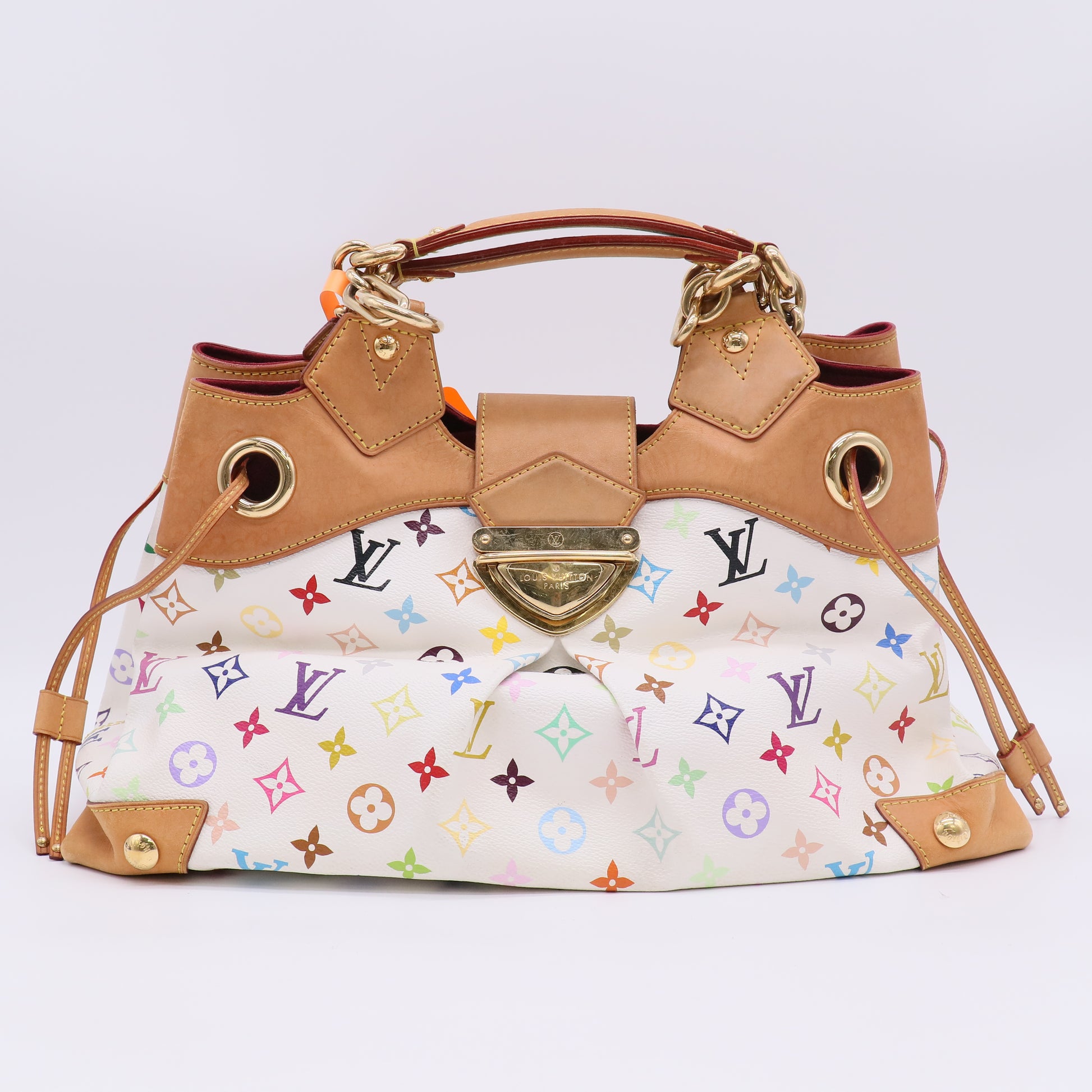 Louis Vuitton White Monogram Multicolore Ursula Bag twins LDZ541