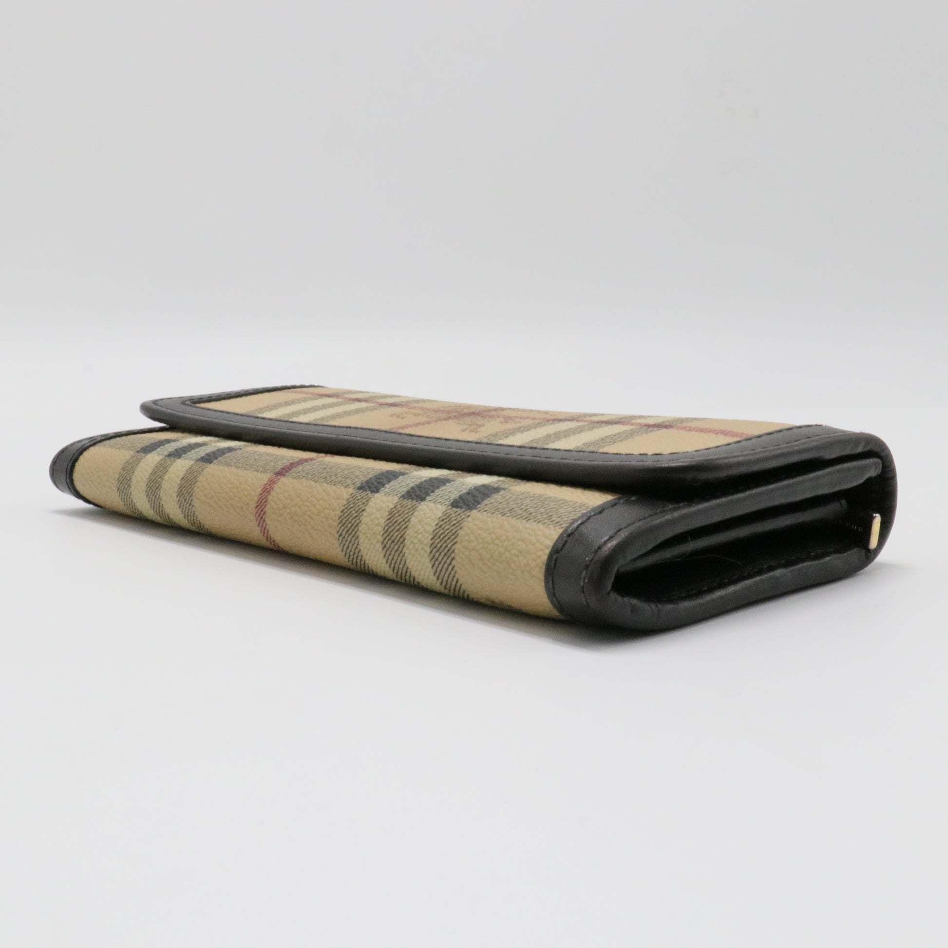 Plaid Print Continental Wallet