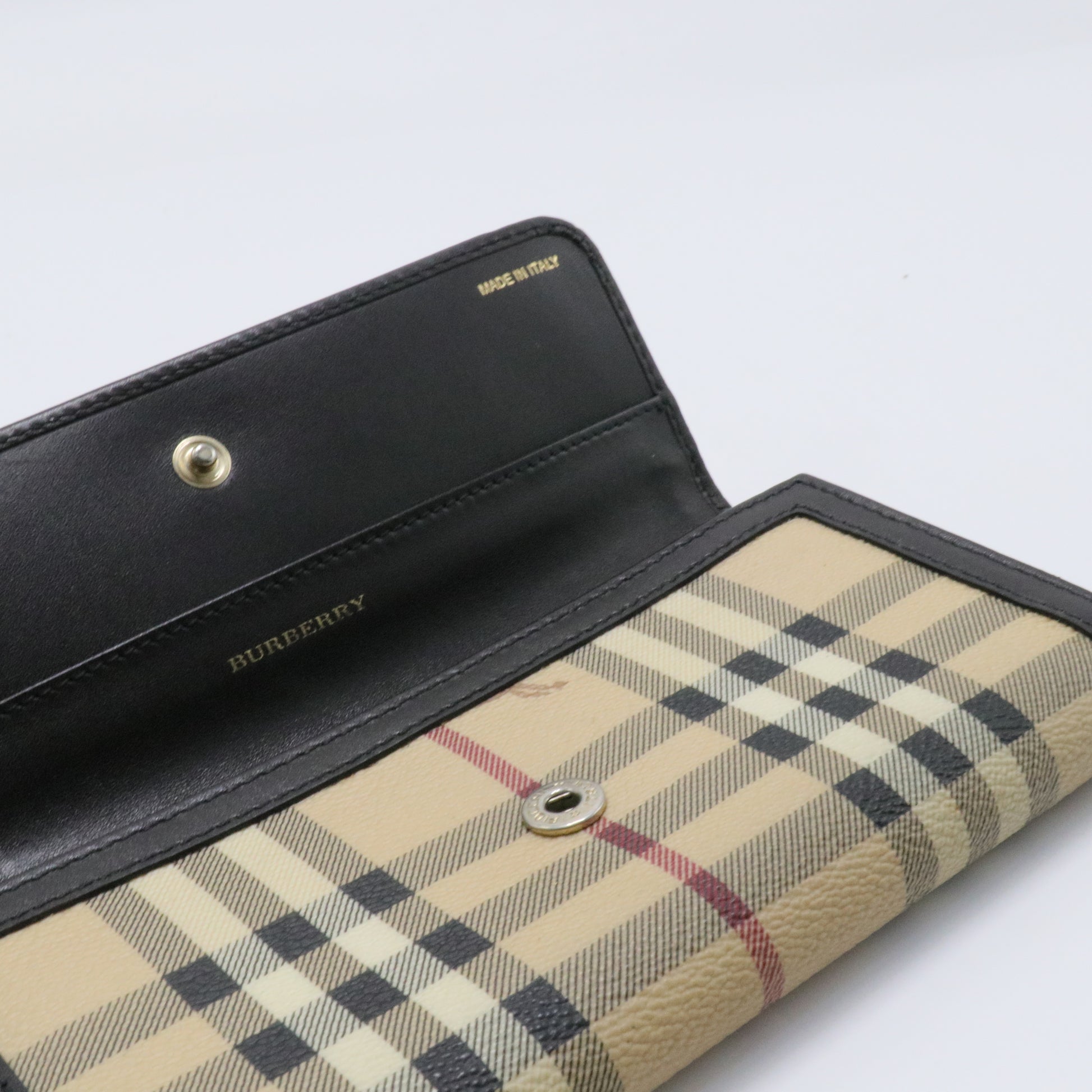 Plaid Print Continental Wallet
