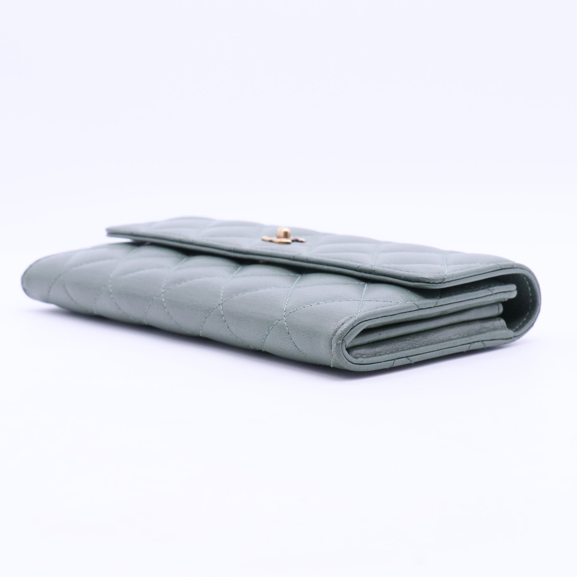 Green  Continental Wallet