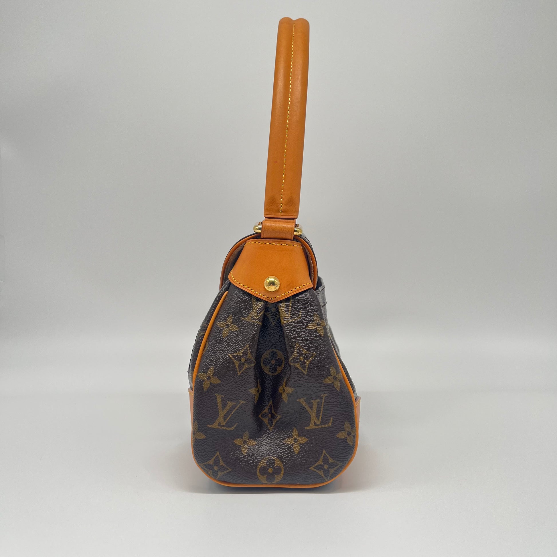 Beverly Handbag Monogram Canvas MM Twins