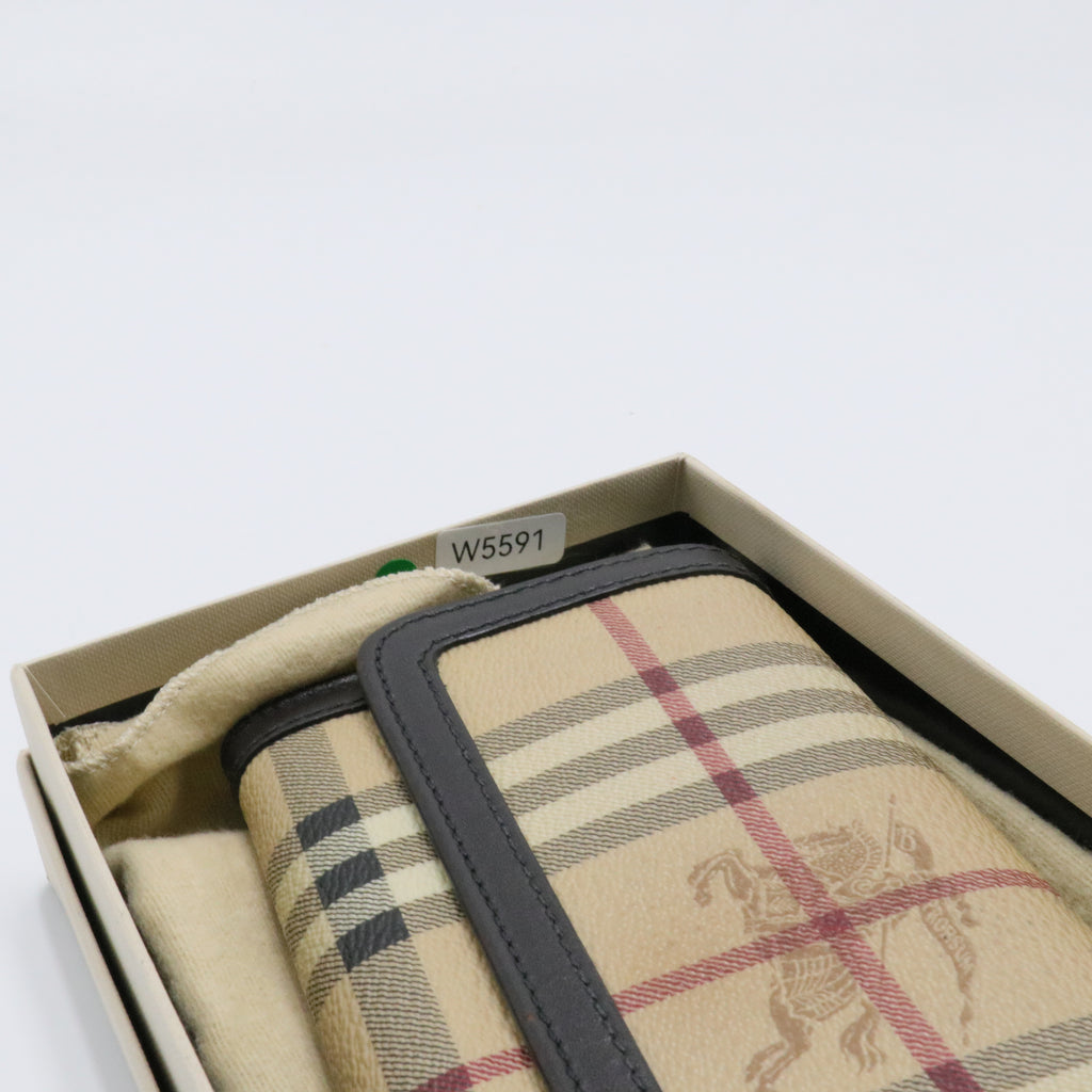 Plaid Print Continental Wallet