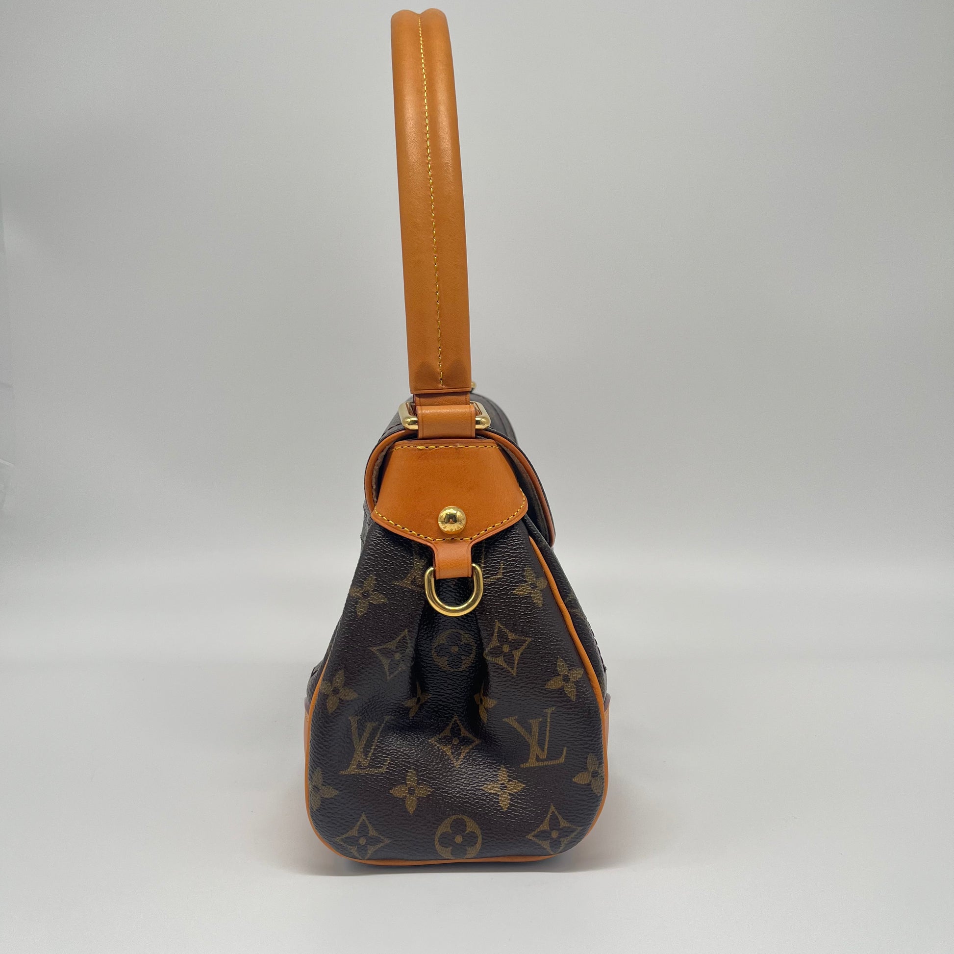 Beverly Handbag Monogram Canvas MM Twins