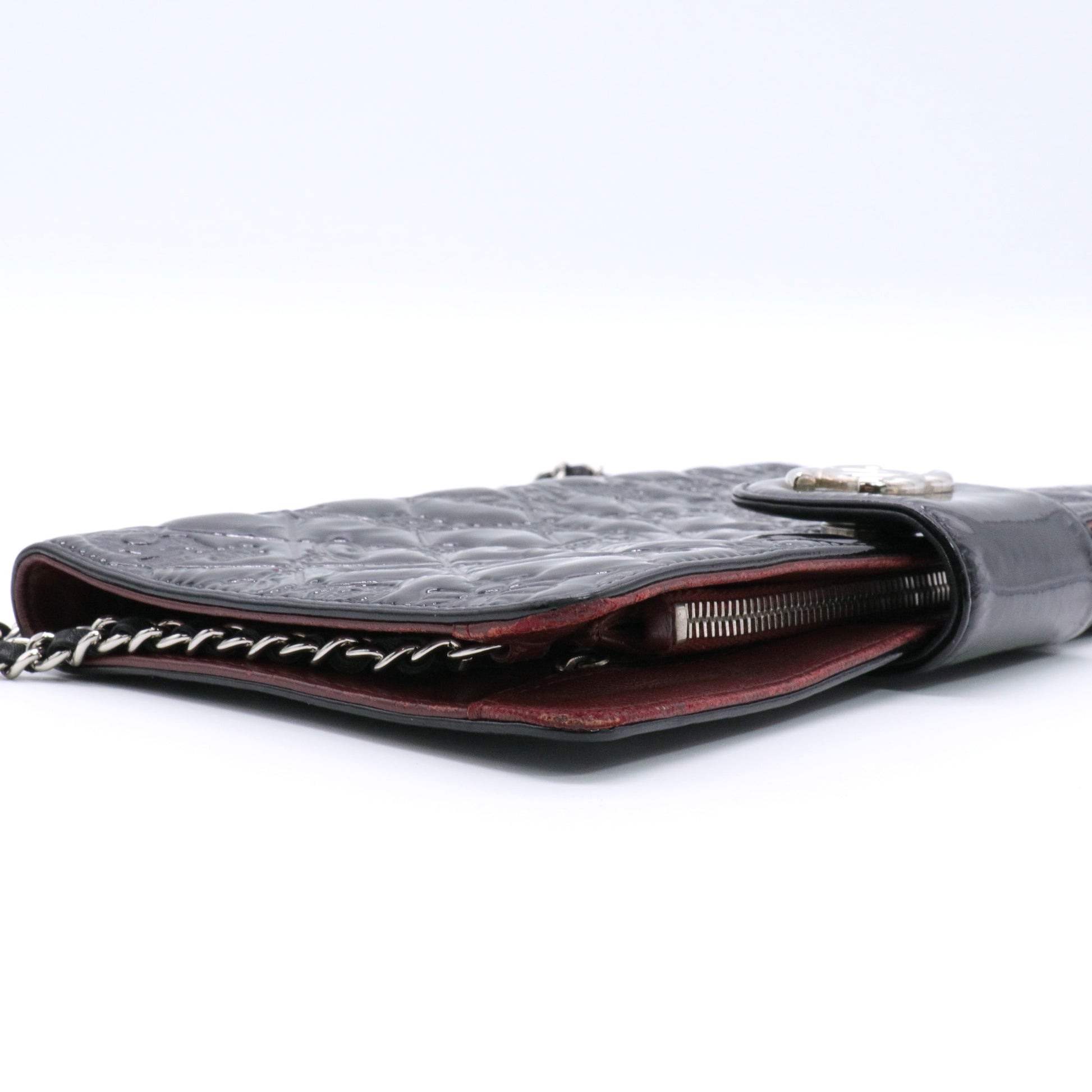 Black Patent Iconic Mini Crossbody Bag Twins