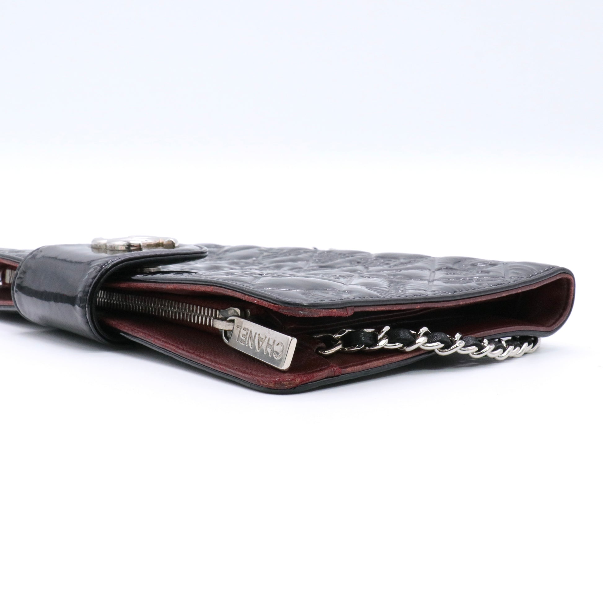 Black Patent Iconic Mini Crossbody Bag Twins