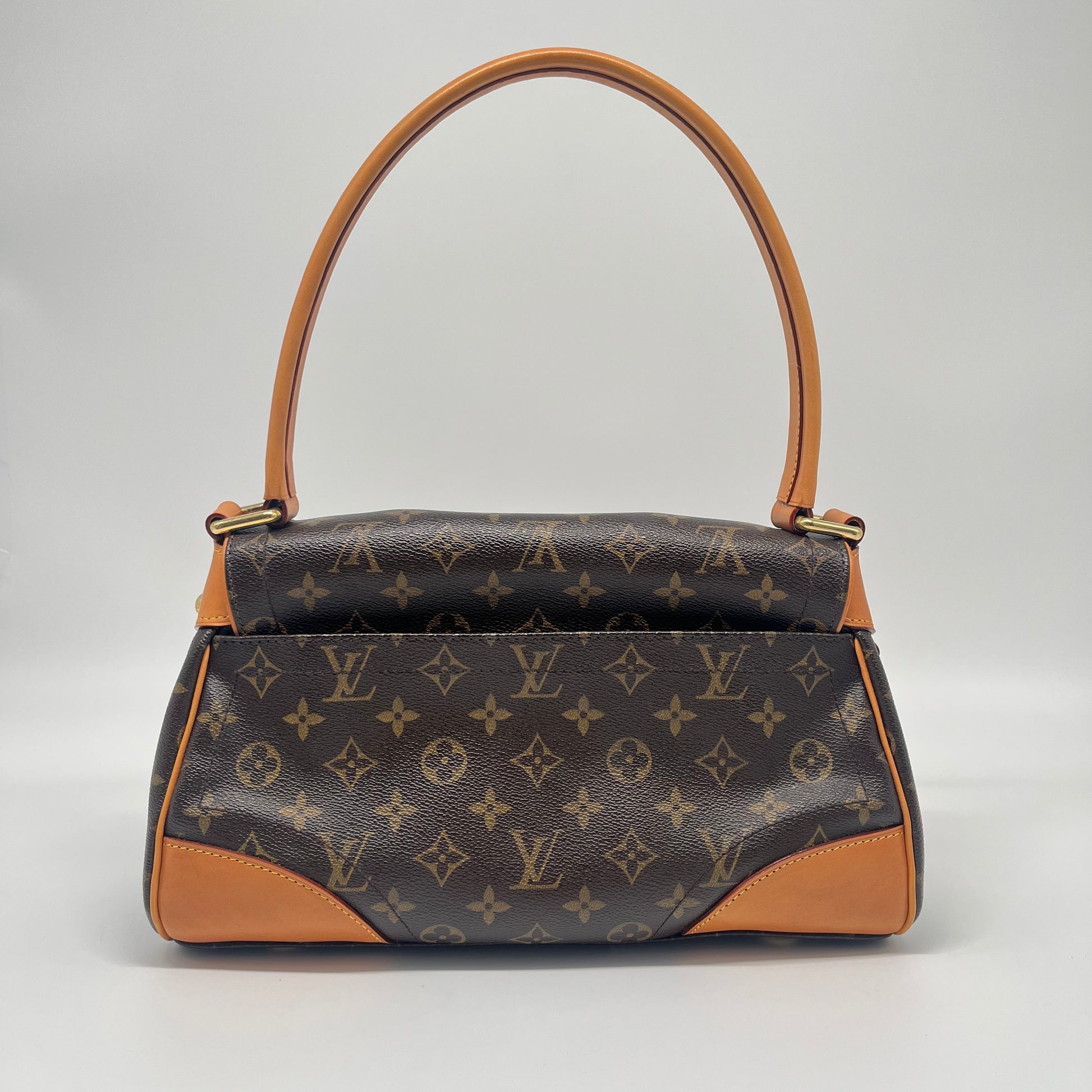 Beverly Handbag Monogram Canvas MM Twins
