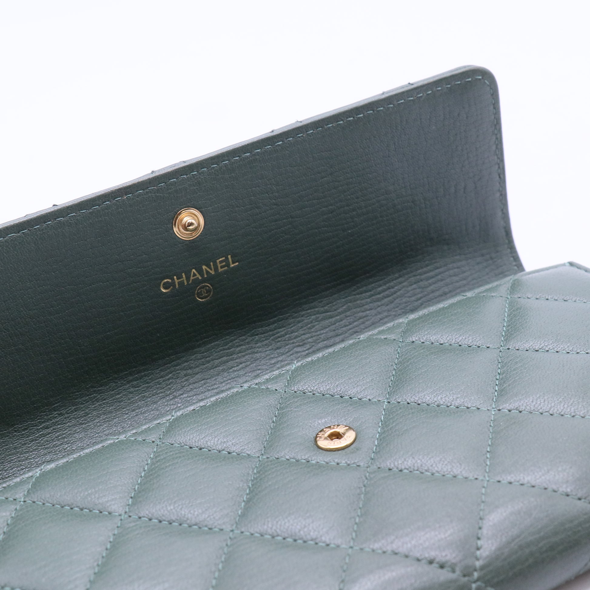 Green  Continental Wallet
