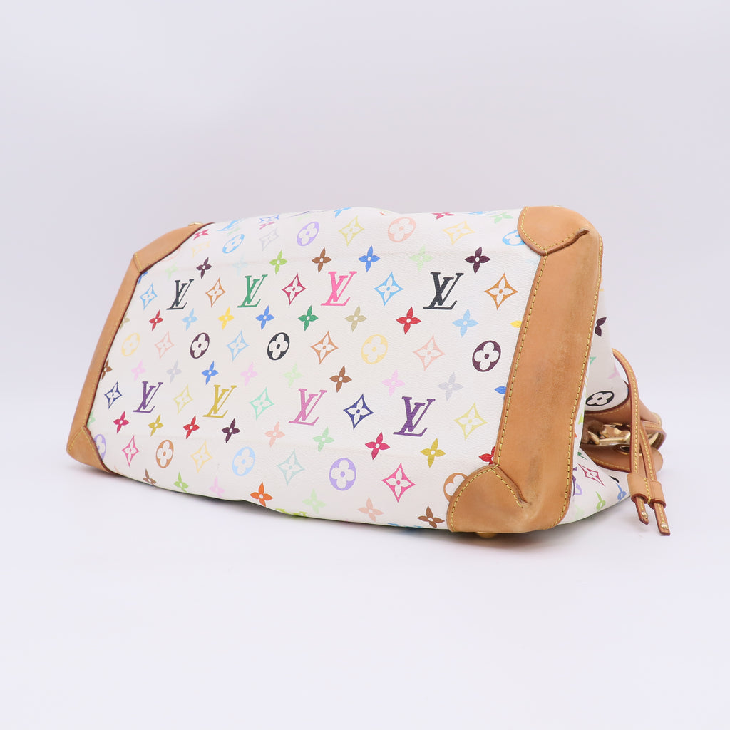 Louis Vuitton White Monogram Multicolore Ursula Bag twins LDZ541